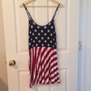 American Flag Jersey-Knit Dress